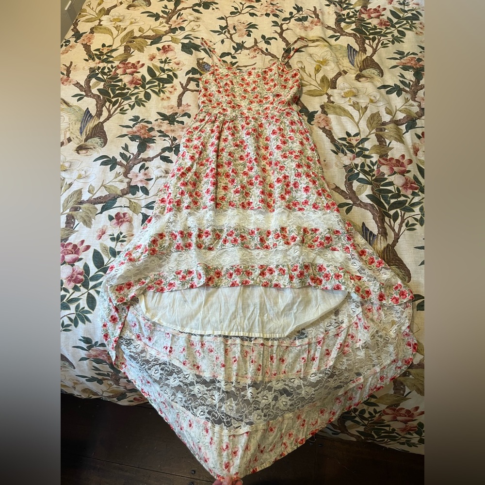 Xhilaration Flowered waterfall dress